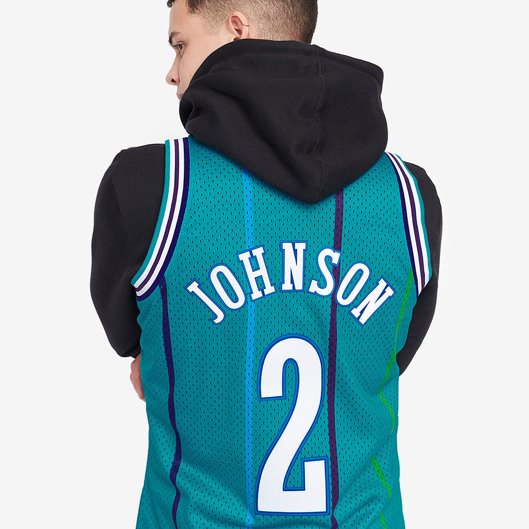 Camisola Charlotte Hornets Larry Johnson Swingman - foto 6