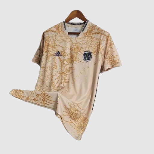 Argentina Special Edition Jersey - Beige Map Print