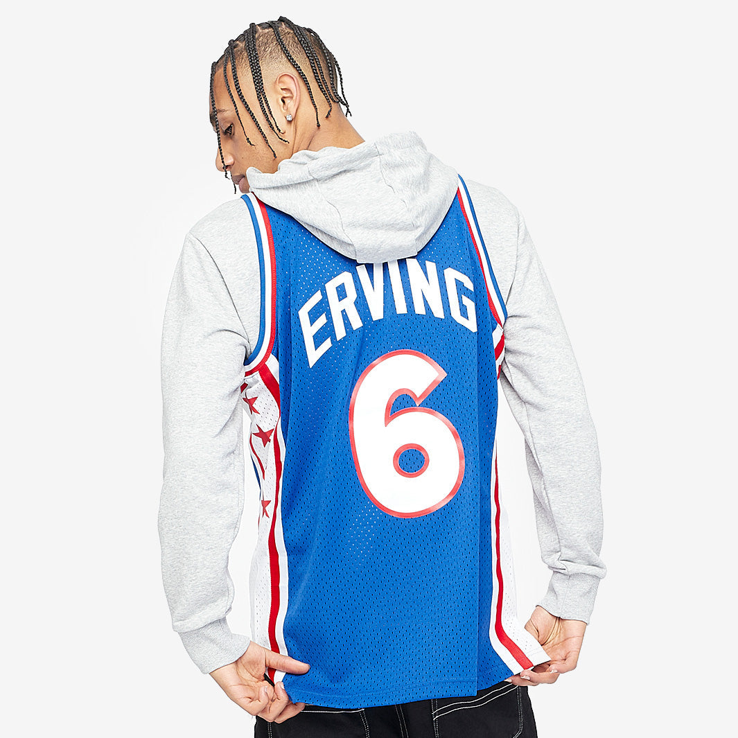 Camisola Philadelphia 76ers Julius Erving 76-77 Swingman - foto 3