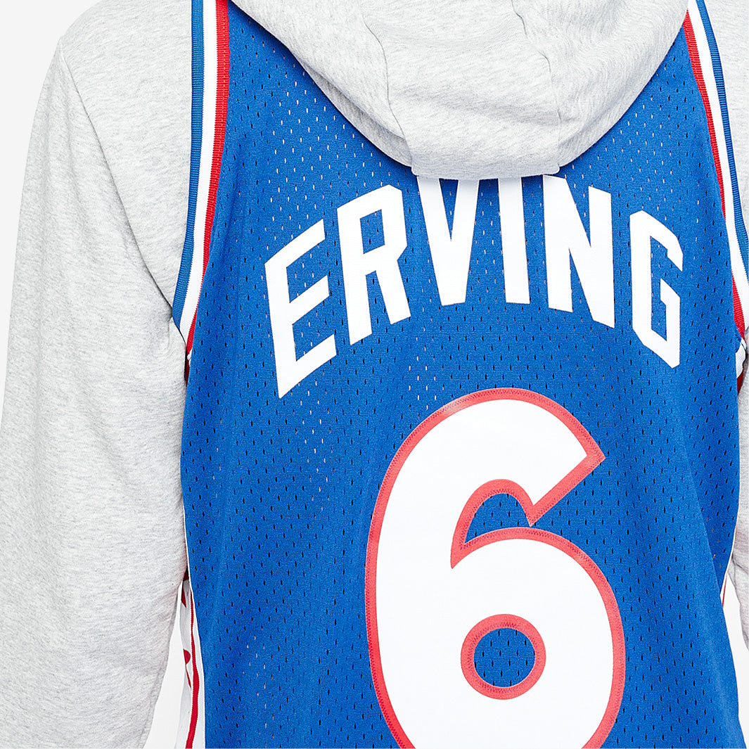 Camisola Philadelphia 76ers Julius Erving 76-77 Swingman - foto 6