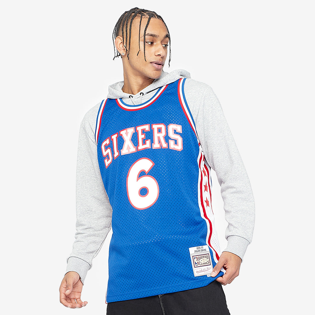 Camisola Philadelphia 76ers Julius Erving 76-77 Swingman