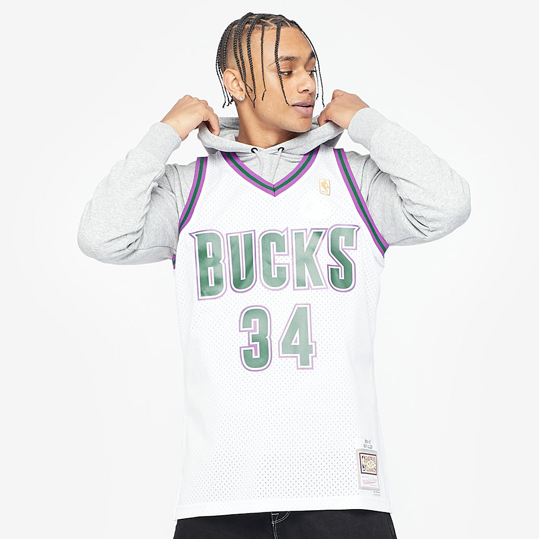 Camisola Milwaukee Bucks Ray Allen 96-97 Swingman