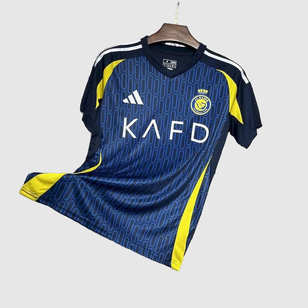 Al Nassr Away Jersey 2024/25 - Navy And Yellow
