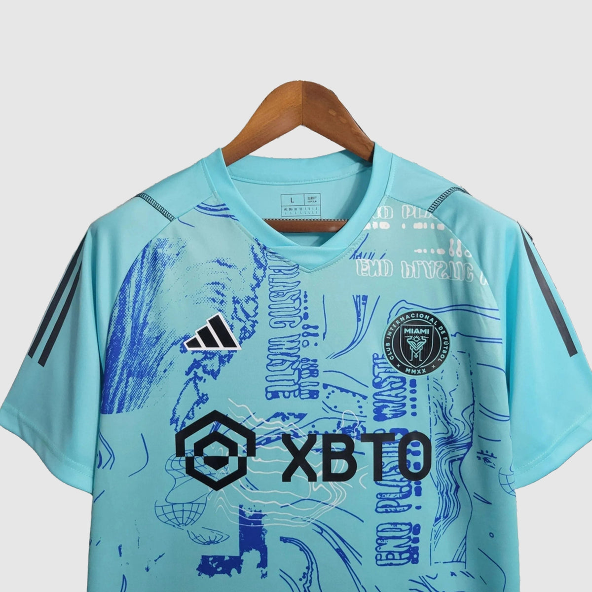 Inter Miami Training Jersey 2023/24 - Sky Blue Sketch Print - photo 2