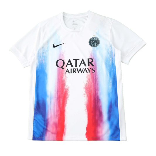 Paris Saint-Germain Pre-Match Jersey 2025/26 - White Blue And Red