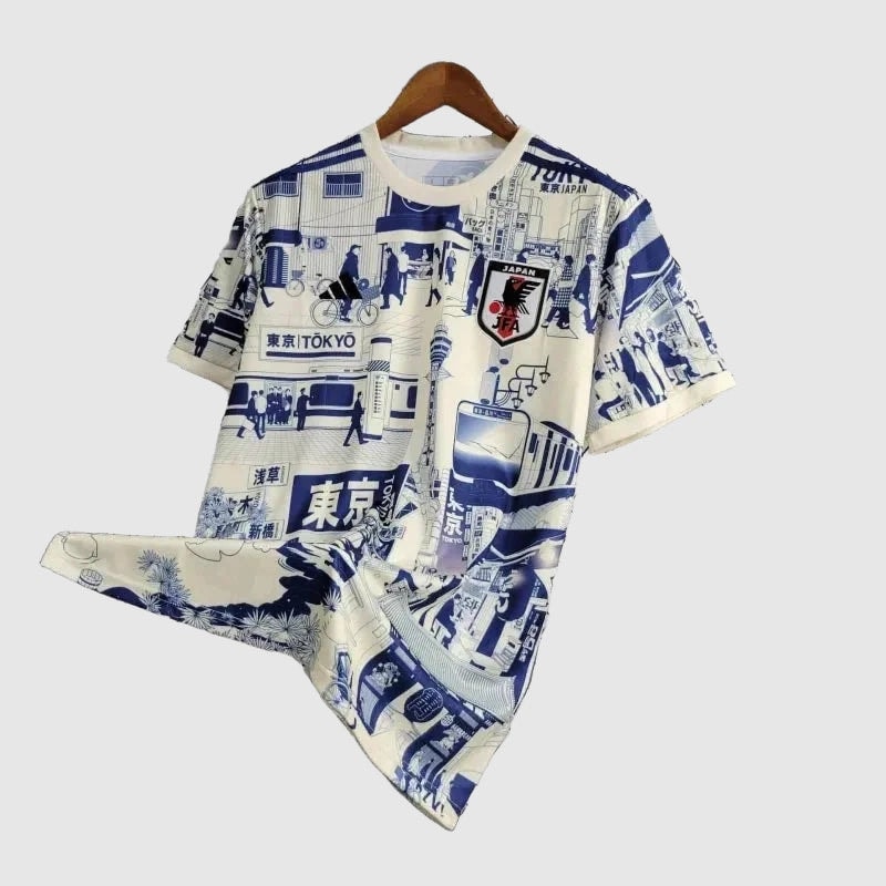 Japan Special Edition Jersey - Cream Tokyo Print