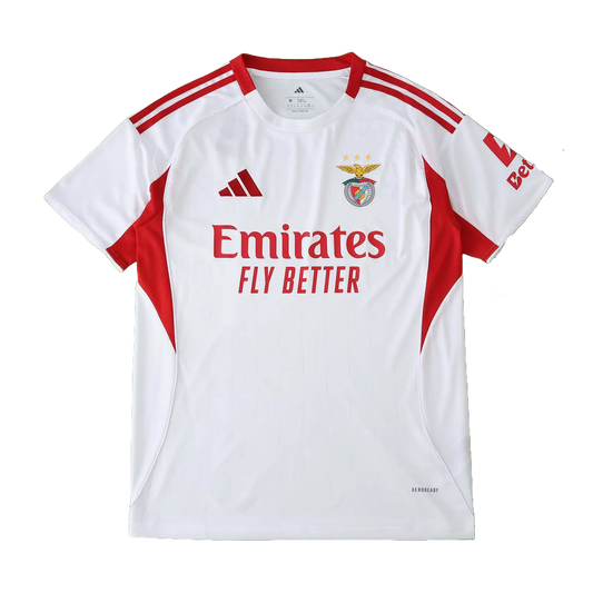 Camisola Benfica Alternativa 25/26 - Branca e Vermelha
