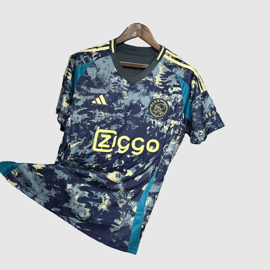 Camisola Ajax Alternativa 24/25 - Azul Marinho Estampa Camuflada