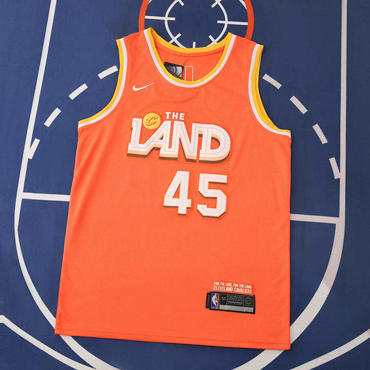 Cleveland Cavaliers Jersey 2025/26 - Mitchell 45 Orange