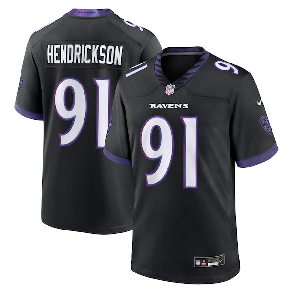 Camisola Baltimore Ravens Trey Hendrickson Alternate Game Preta - foto 2