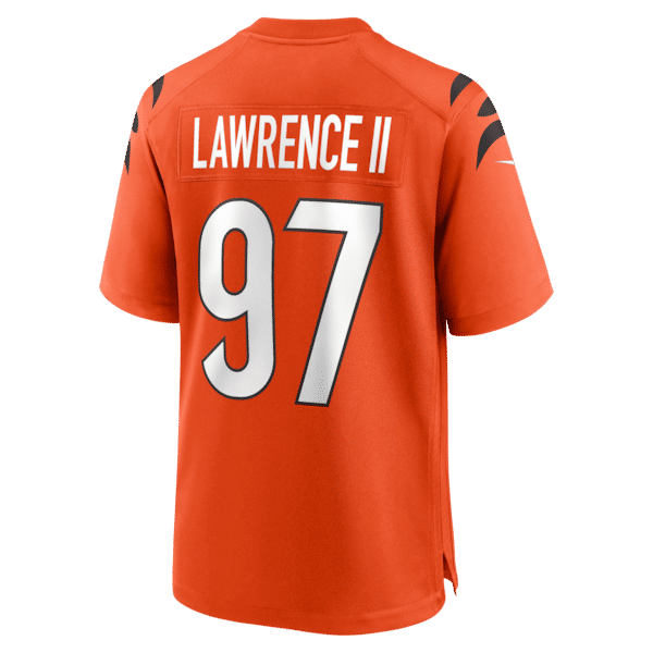 Camisola Cincinnati Bengals Dexter Lawrence II Alternate Game Laranja - foto 4