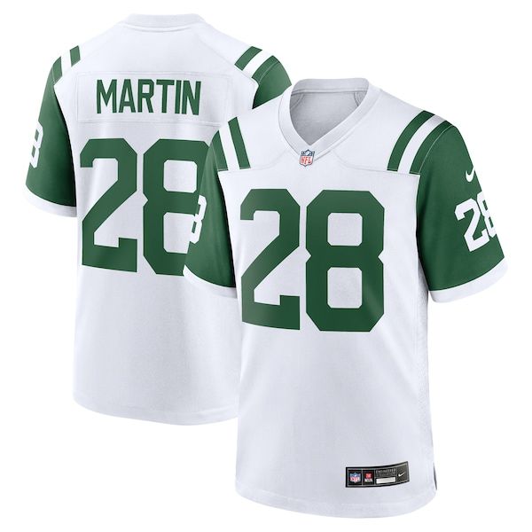 New York Jets Curtis Martin Retired Player Alternate Game Jersey White - photo 2