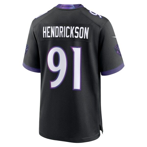 Camisola Baltimore Ravens Trey Hendrickson Alternate Game Preta - foto 4