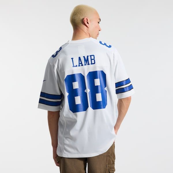 Camisola Dallas Cowboys CeeDee Lamb Game Branca - foto 4
