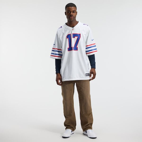 Camisola Buffalo Bills Josh Allen Alternate Game Branca - foto 5