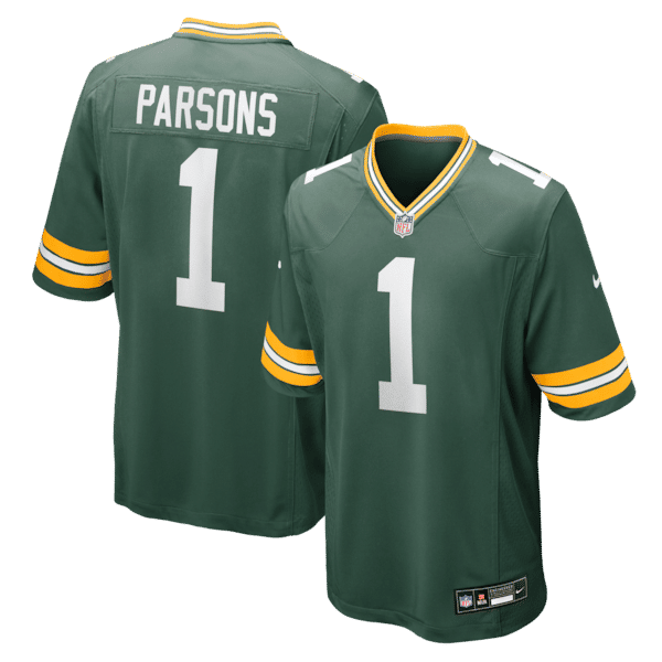 Green Bay Packers Micah Parsons Game Jersey Green - photo 2