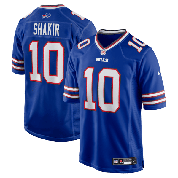 Buffalo Bills Khalil Shakir Game Jersey Royal