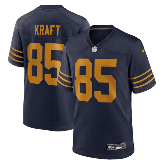 Green Bay Packers Tucker Kraft Alternate Game Jersey Navy