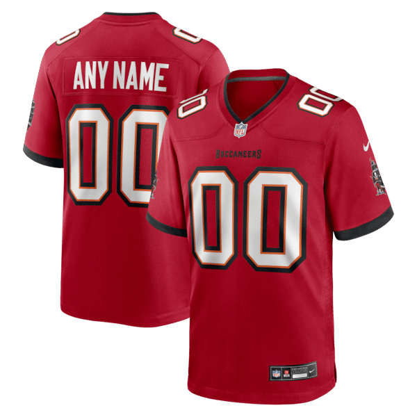 Tampa Bay Buccaneers Custom Game Jersey Red - photo 2