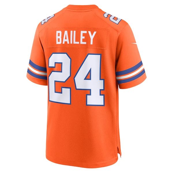Camisola Denver Broncos Champ Bailey Alternate Game Laranja - foto 4